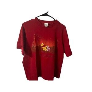 Vintage Disney Winnie the Pooh t shirt naturalist piglet Size Large 1990s